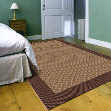 范登伯格-萊富渡假風羊毛編織地毯-格紋160x240cm