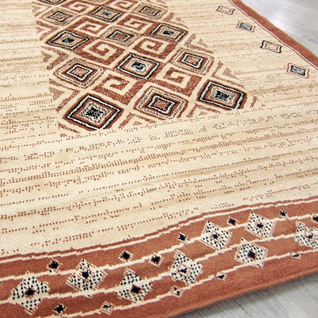 【范登伯格】西索人造絲毯系列-伯農(兩色可選70X105CM)