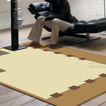 范登伯格-比利時進口帝王絲質感地毯-印地安(米)-155x225cm