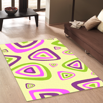范登伯格-奧斯汀蔓葉光澤絲質感地毯-三角(兩色可選)100x140cm