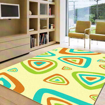 范登伯格-奧斯汀蔓葉光澤絲質感地毯-三角(兩色可選)140x200cm