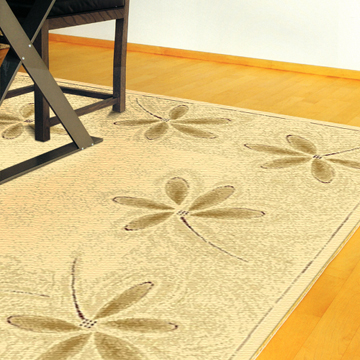 范登伯格-美麗新世界柔光絲質感地毯-幾小花-140x200cm