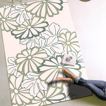 范登伯格-赫野曼花繪系列絲毯-花開-200x290cm