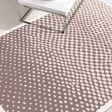 范登伯格-赫野曼花繪系列絲毯-點點(棕)-140x200cm