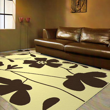 范登伯格-奧斯汀蔓葉光澤絲質地毯-花仙子140x200cm
