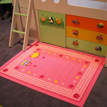 【范登伯格】兒童毯遊戲系列-粉色小花100x130cm