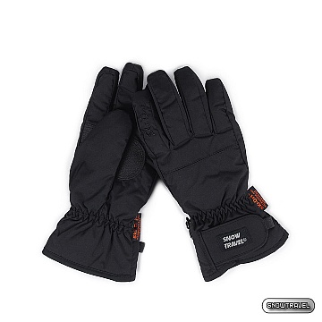 《SNOW TRAVEL》PORELLE 防水透氣超薄型手套 (黑色)
