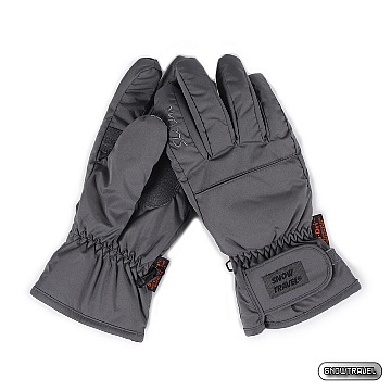 《SNOW TRAVEL》PORELLE 防水透氣超薄型手套 (灰色)