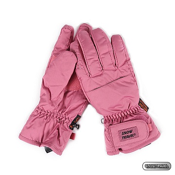 《SNOW TRAVEL》PORELLE 防水透氣超薄型手套 (磚紅色)