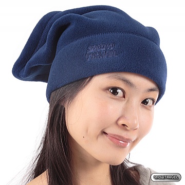 《SNOW TRAVEL》POLARTEC 保暖圍頸兩用帽 兩頂(藍色)