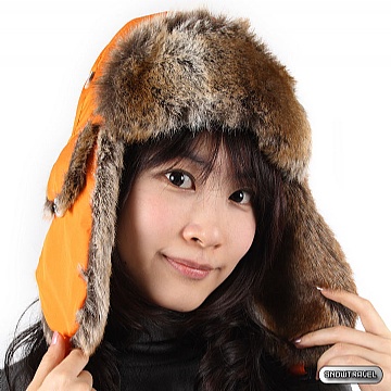 《SNOW TRAVEL》極地保暖遮耳帽(橘色)