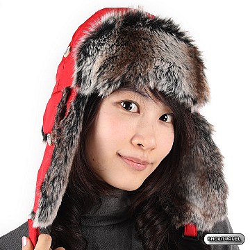 《SNOW TRAVEL》極地保暖遮耳帽(紅色)