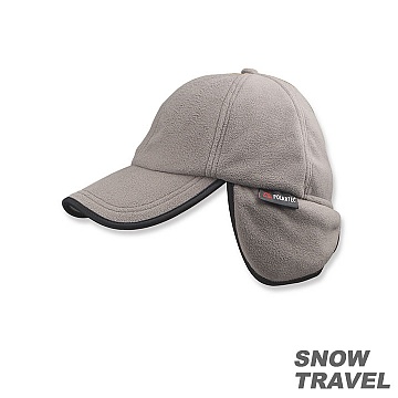 《SNOW TRAVEL》WINDBLOC 防風保暖遮耳棒球帽(灰色)