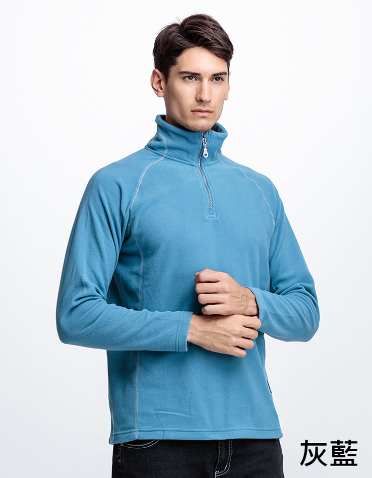 【FOX FRIEND 】SOFT LIGHT FLEECE 刷毛保暖 高性能排汗快乾 半開襟上衣 793