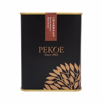 PEKOE精選—台灣花蓮蜜香紅茶，50g（金屬罐．黑）