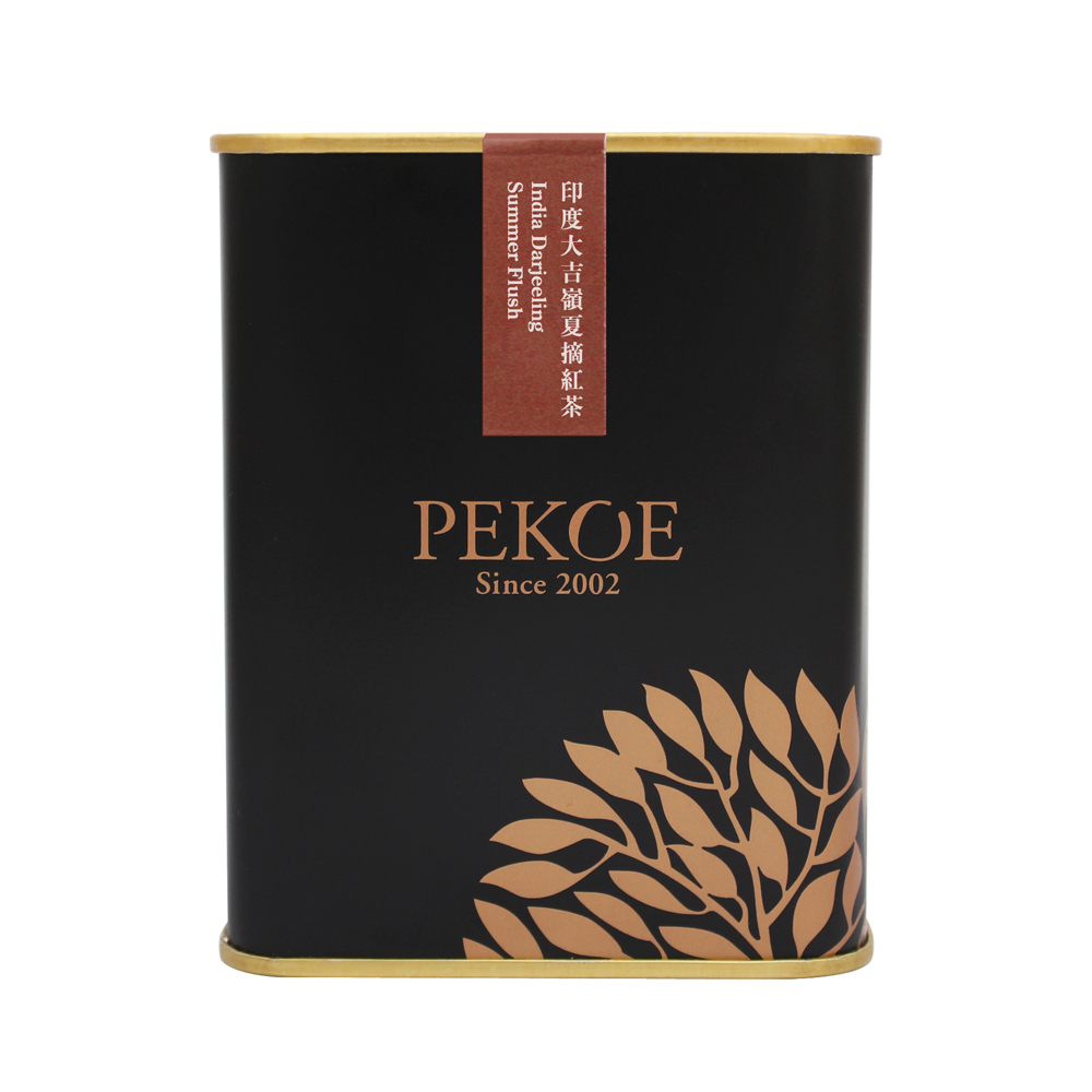 PEKOE精選－印度大吉嶺夏摘紅茶，50g（金屬罐．黑）