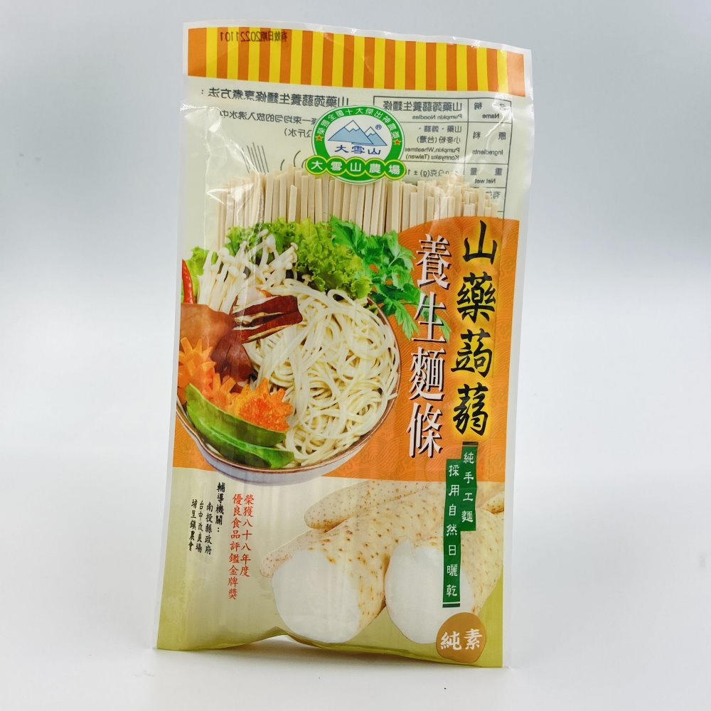 【大雪山農場】山藥蒟蒻麵條(6包)