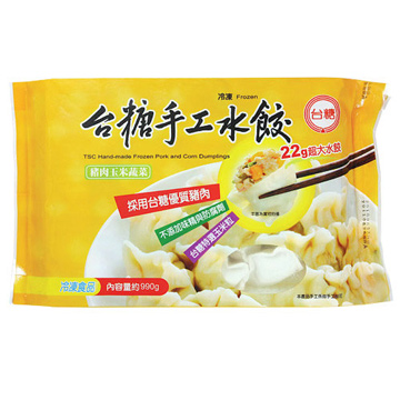 台糖 豬肉玉米蔬菜手工水餃(45粒/包)