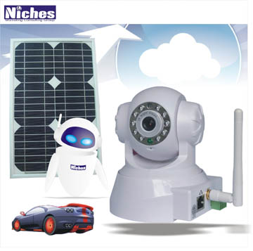 Niches 太陽能雲端行車紀錄防盗監控系統（白）