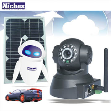 Niches 太陽能雲端行車紀錄防盗監控系統（黑）