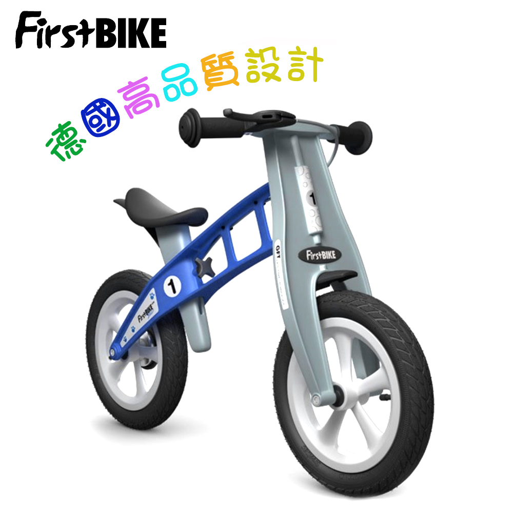 【FirstBike】寓教於樂-兒童滑步車/學步車(帥氣藍)