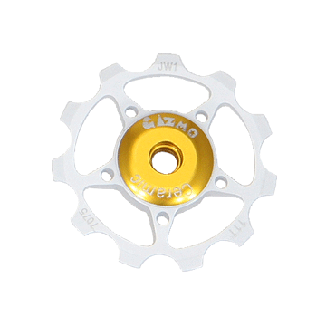 【GIZMO】CNC 7075AL-T6陶瓷培林式鍛造鋁合金後變速器導輪 (烤漆白) (11T)