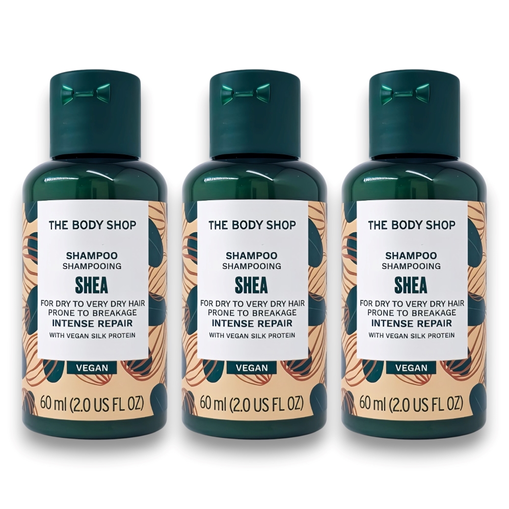 THE BODY SHOP 美體小舖 乳油木果豐盈洗髮精60ML*3入