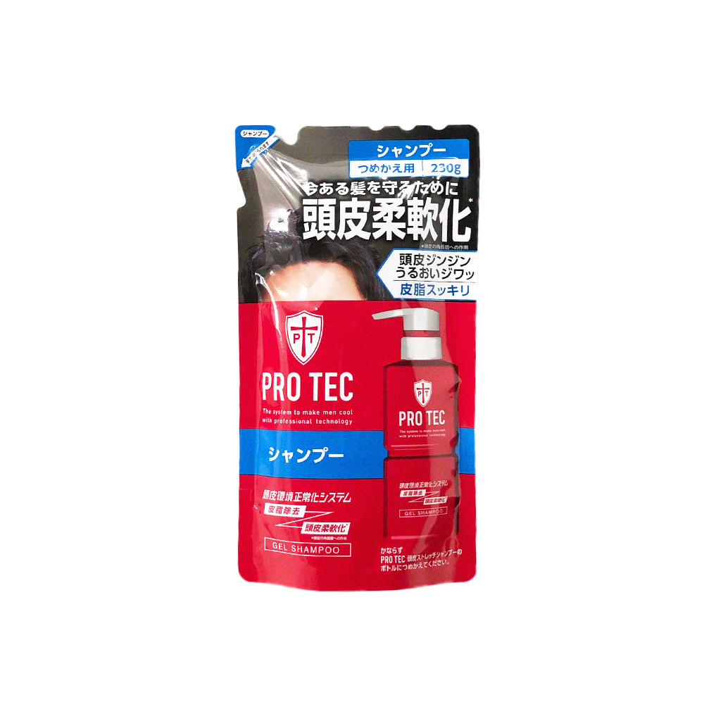 日本 Lion PRO TEC 控油洗髮精 補充包230g