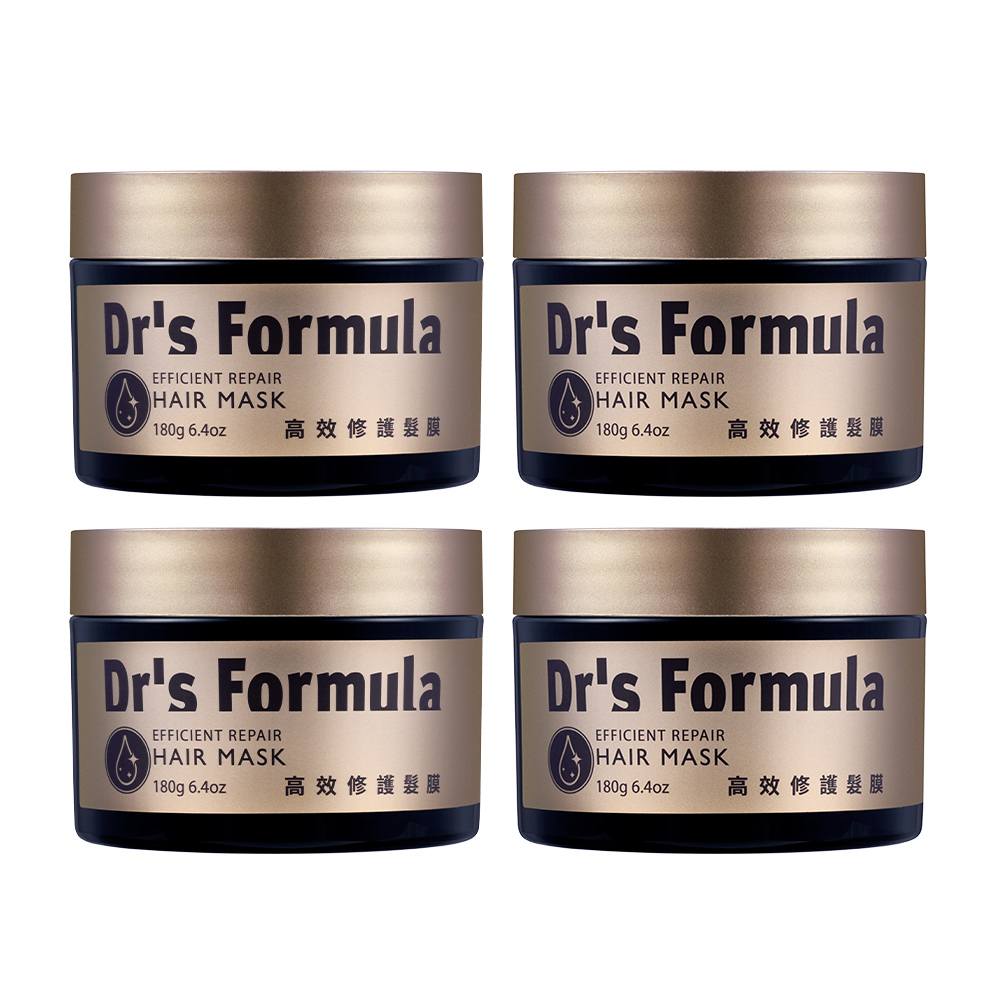 《臺塑生醫》Dr’s Formula高效修護髮膜180g*4入
