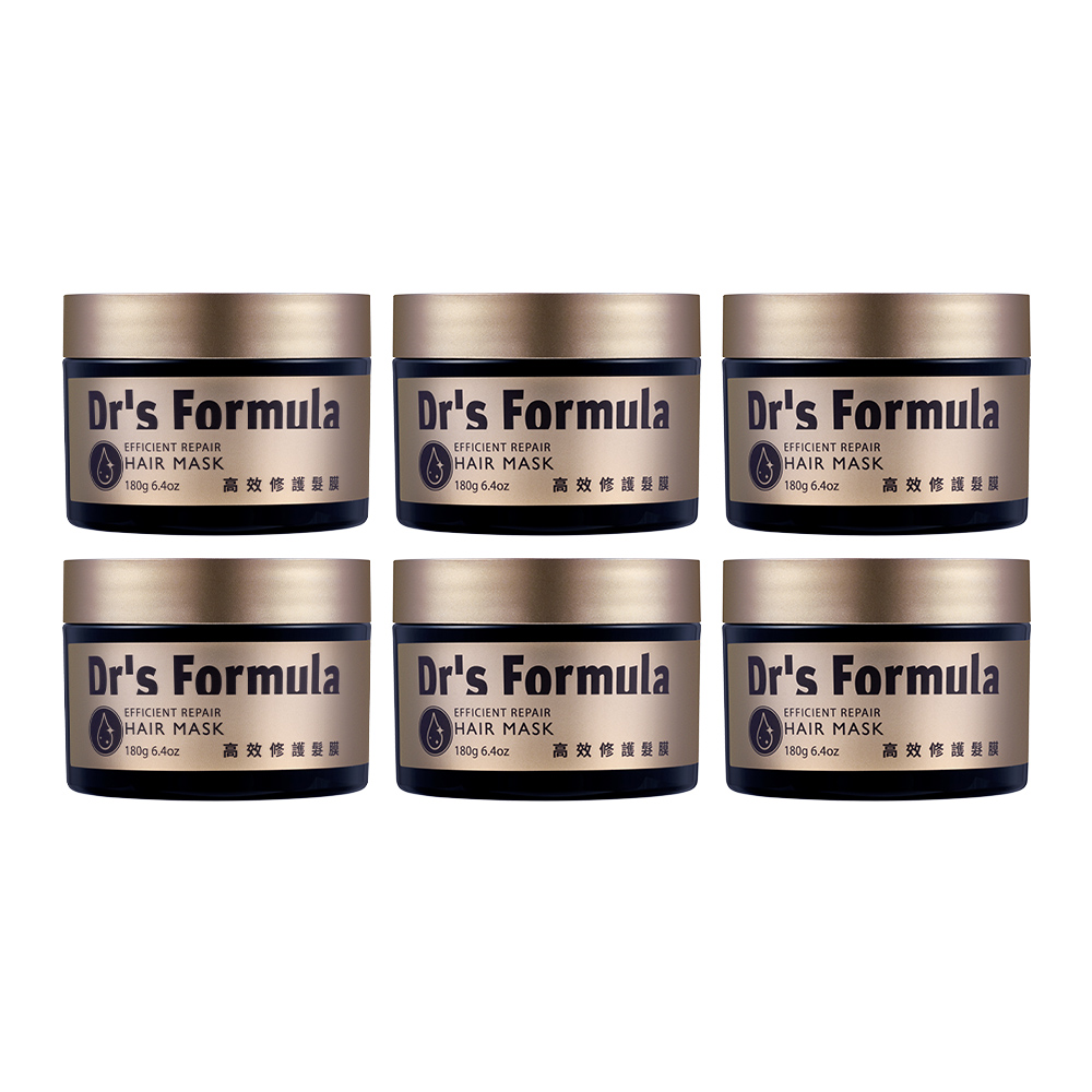 《臺塑生醫》Dr’s Formula高效修護髮膜180g*6入