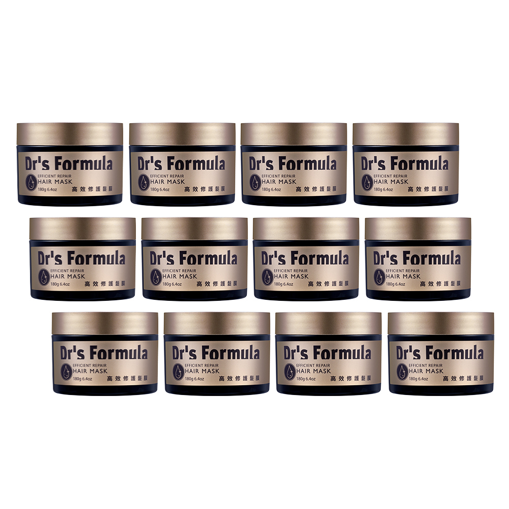 《臺塑生醫》Dr’s Formula高效修護髮膜180g*12入