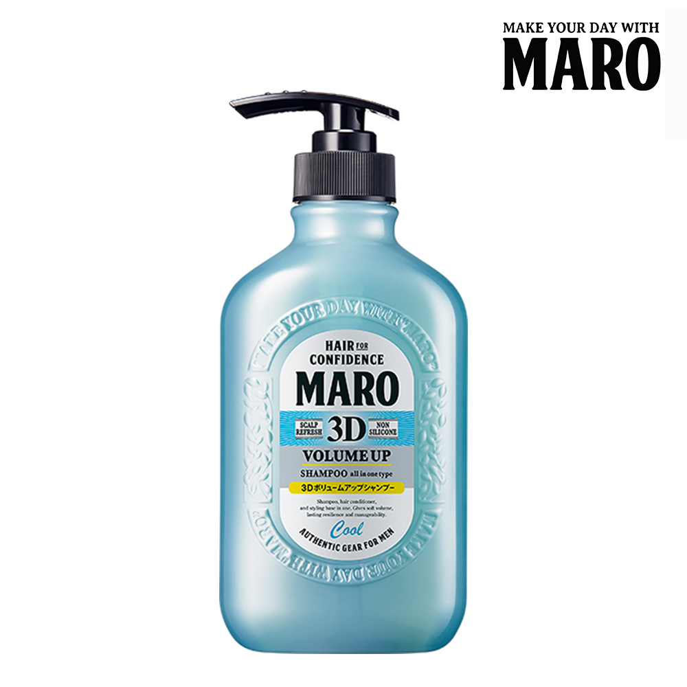 MARO起立 3D豐盈洗髮精-酷涼 400ml