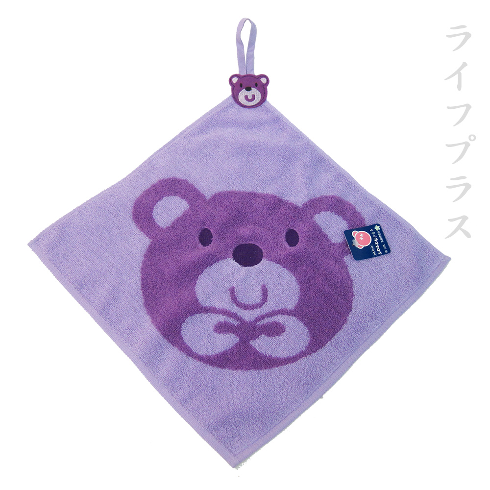 卡哇伊擦手巾-紫熊熊×2條