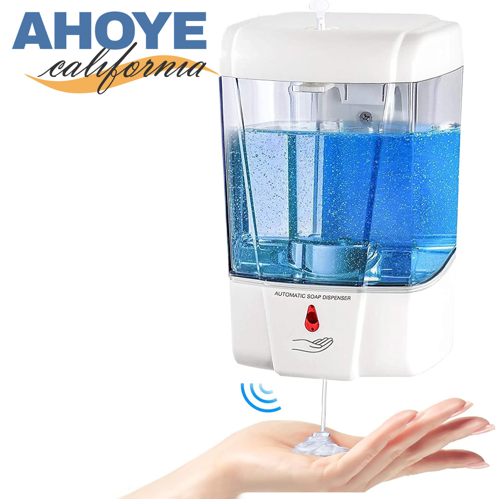 【AHOYE】壁掛自動感應皂液器 (洗手機 皂液機 給皂機 泡沫機 慕斯機)