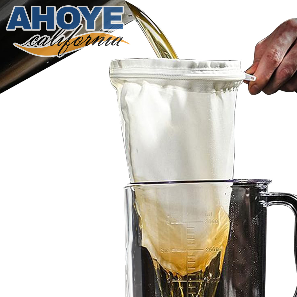 【AHOYE】手持式超密奶茶咖啡拉茶過濾布 (濾棉 過濾袋 過濾篩 烘焙用具 篩網)