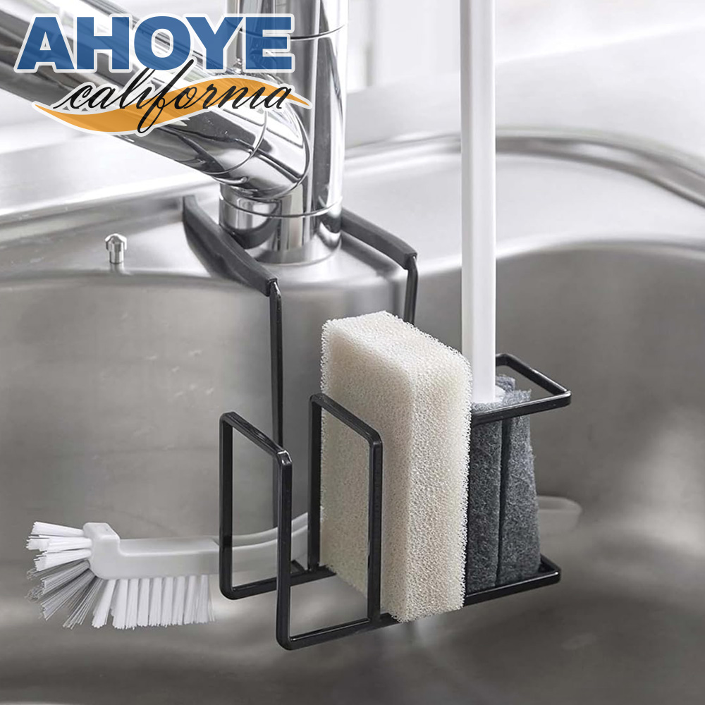 【AHOYE】日系廚房置物水槽收納架 (瀝水架 水槽架 海綿置物架 菜瓜布架)