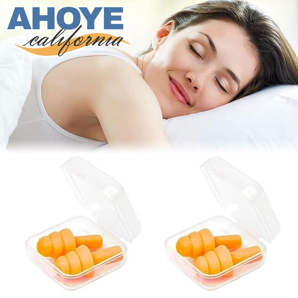 【AHOYE】隔音降噪螺旋防水耳塞 2入組 (睡眠耳塞 抗噪耳塞 游泳耳塞)