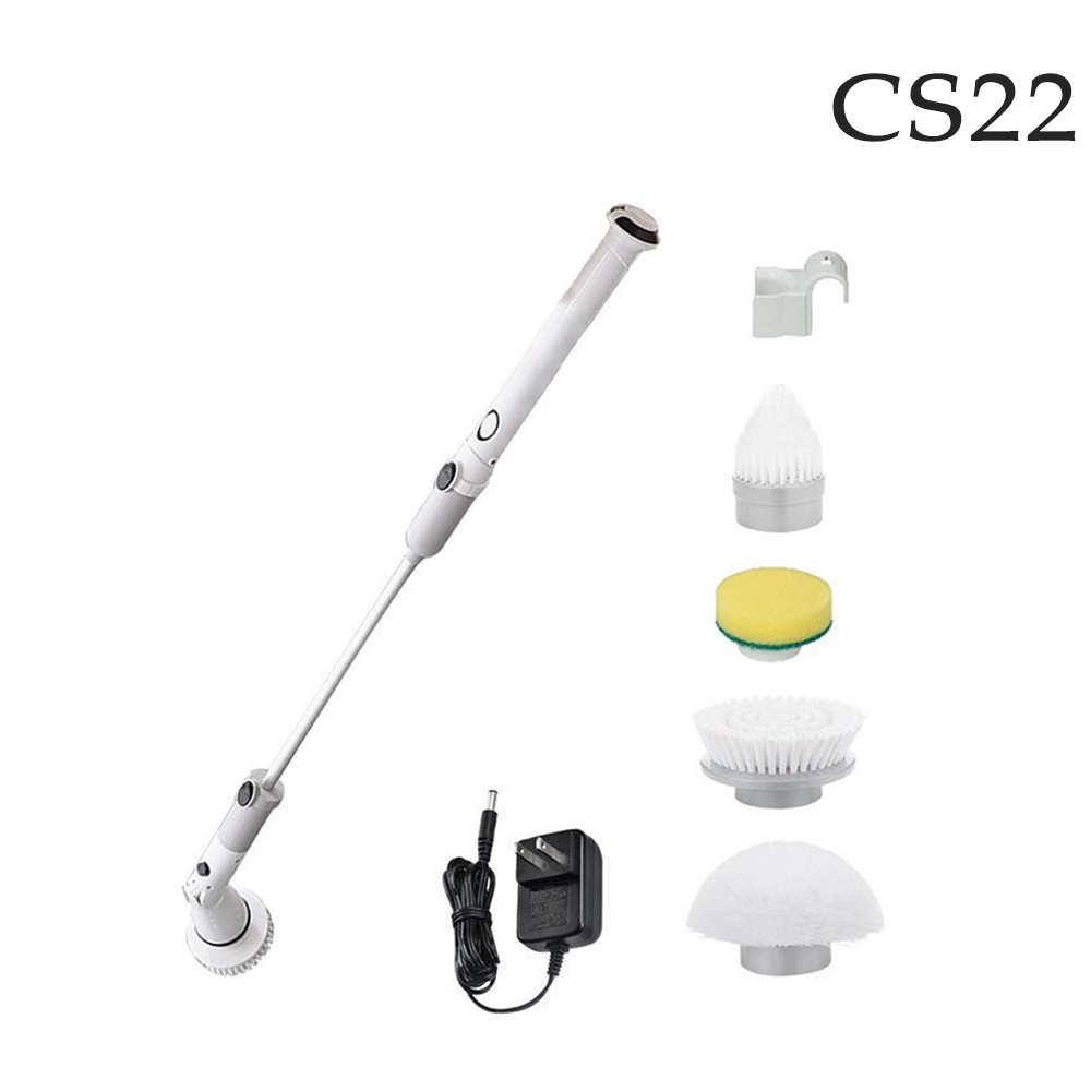 【CS22】多功能無線可充電式長柄家務清潔刷套裝組