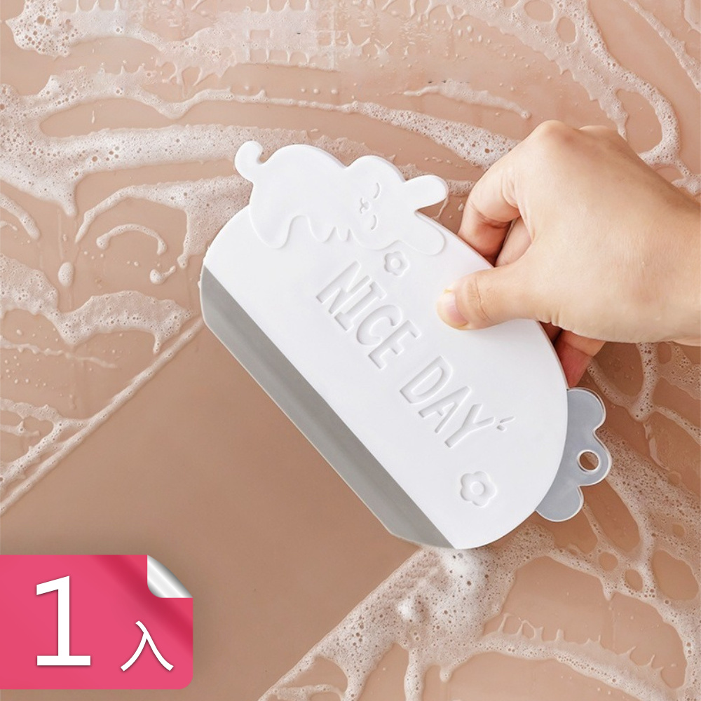 【茉家】小兔兔刮水不留痕軟膠刮水板-1入