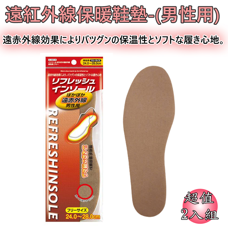 SANADA男用遠紅外線鞋墊(CS-1407)