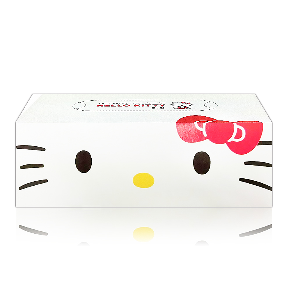 日本Hello Kitty卡通印花盒裝面紙150抽