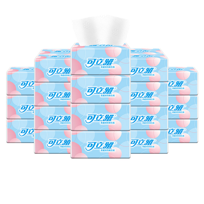 可立雅 柔感抽取衛生紙 100抽x20包/串