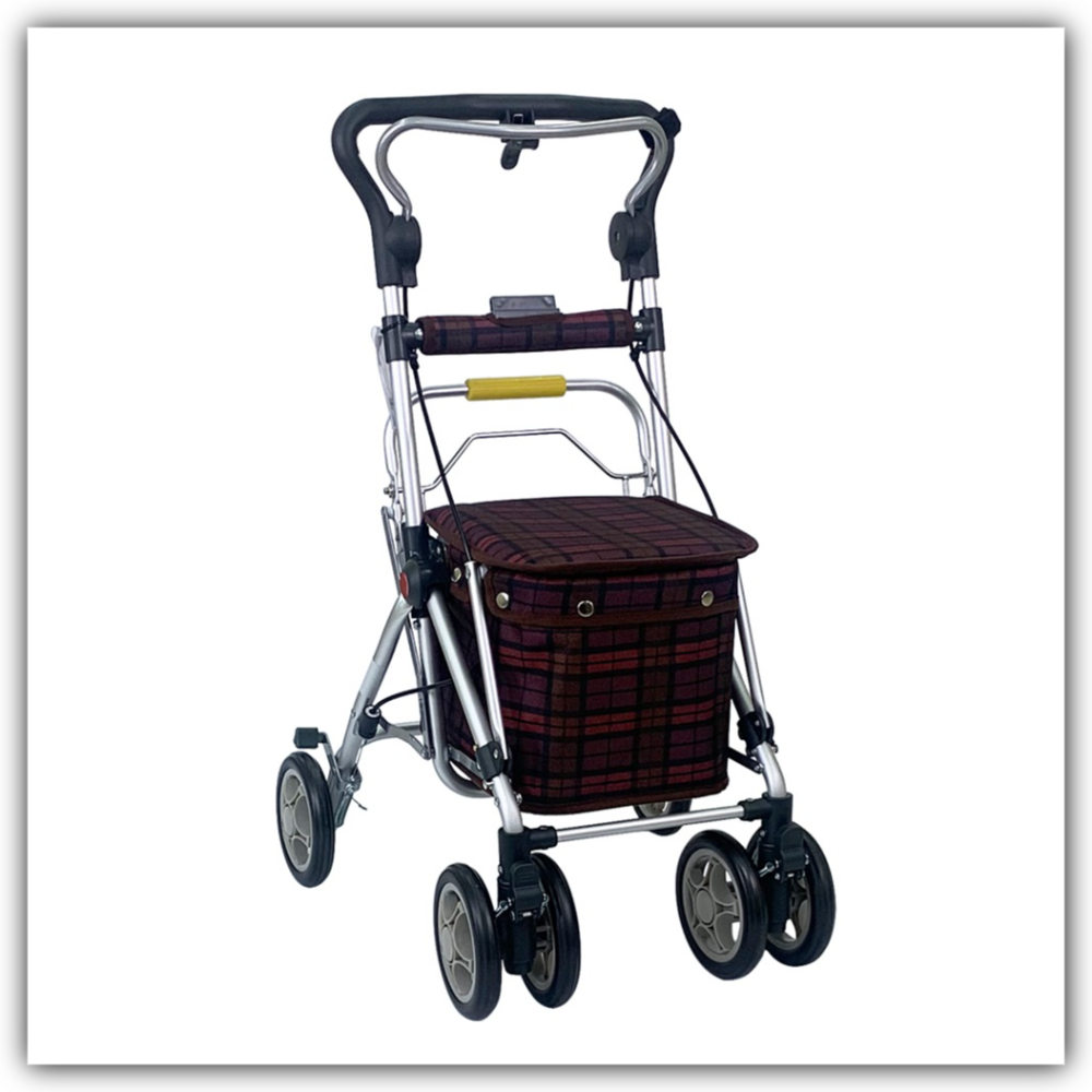 【助步車】臺灣製造 弧形折疊 菜籃購物車