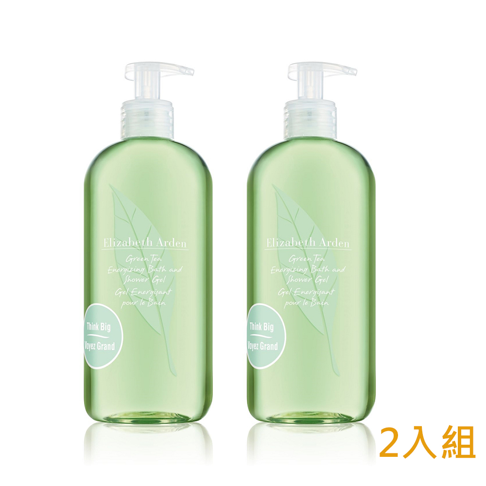 Elizabeth Arden 雅頓 綠茶香水沐浴膠500ml 2入組(原廠公司貨)