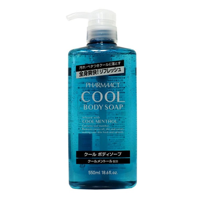日本【 熊野油脂】Cool 清涼感沐浴乳550ml