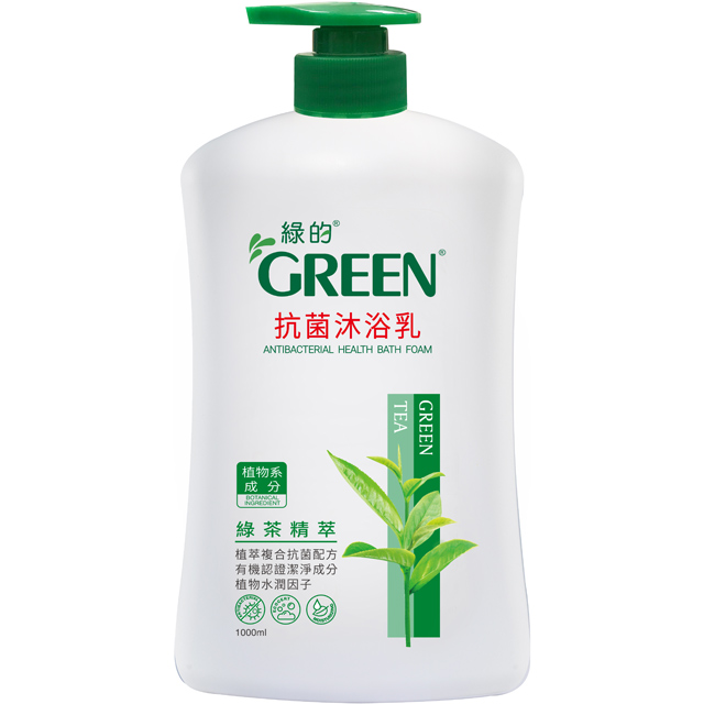 綠的綠茶抗菌沐浴乳(1000ml)