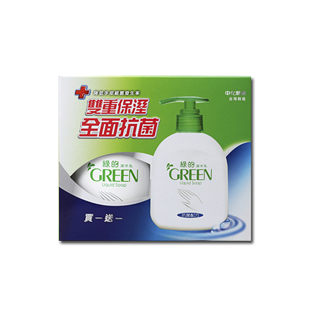 (加購)綠的GREEN 抗菌洗手乳買一送一組(220ml+220ml)
