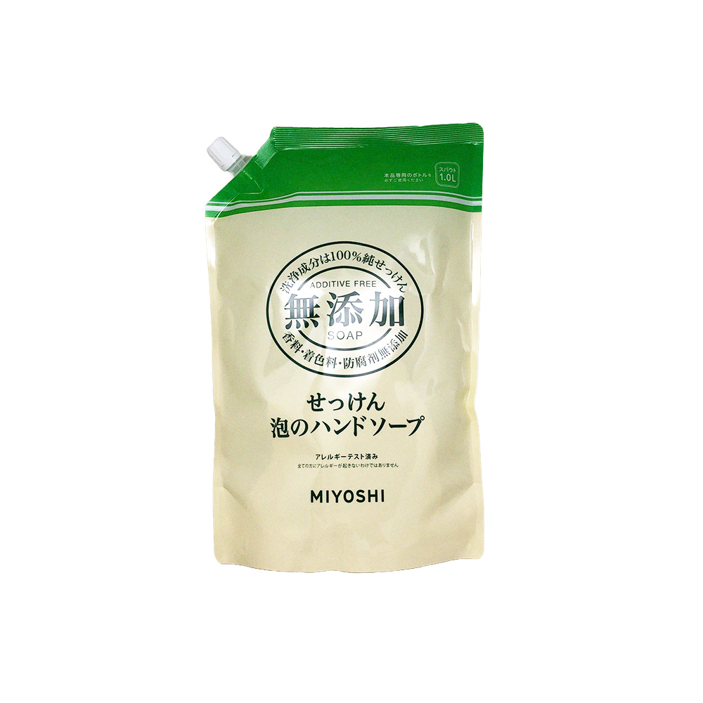 日本 MIYOSHI 泡沫洗手乳 (補充包) 1L