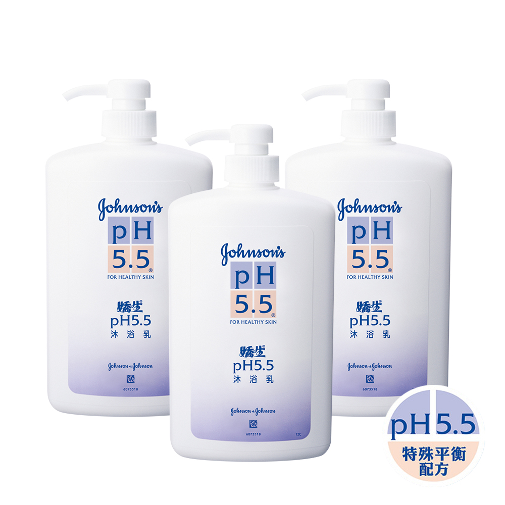 嬌生pH5.5 沐浴乳1000ml X3入