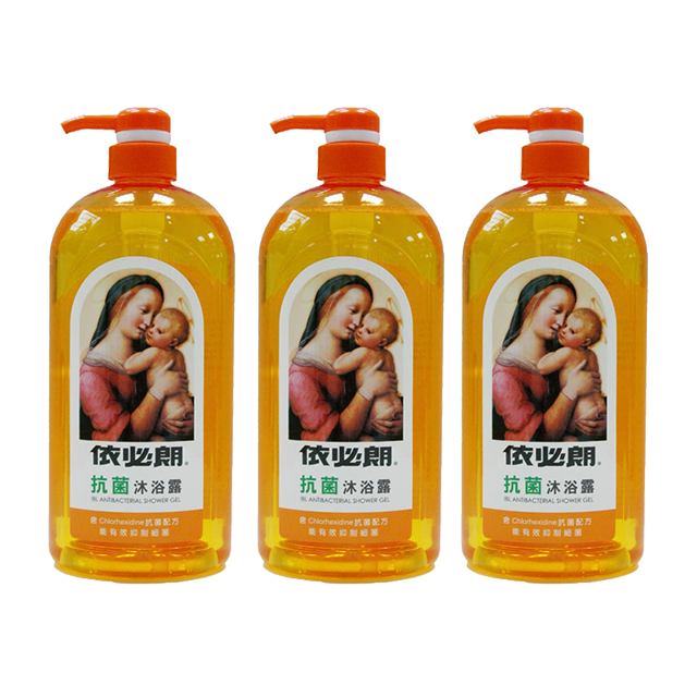 依必朗抗菌沐浴露1000mlx3入
